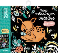 Ma pochette d'artiste - Coloriages velours : printemps