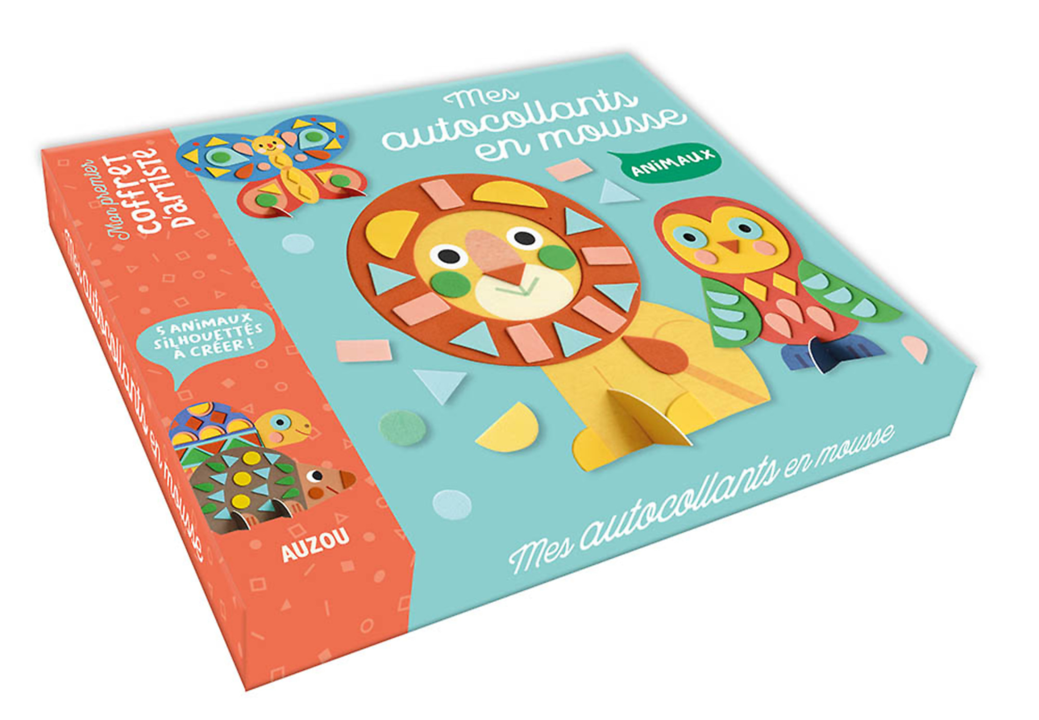 Mon Coffret D'artiste - Mes Autocollants En Mousse - Animaux Mon Coffret D'artiste - Mes Autocollants En Mousse - Animaux