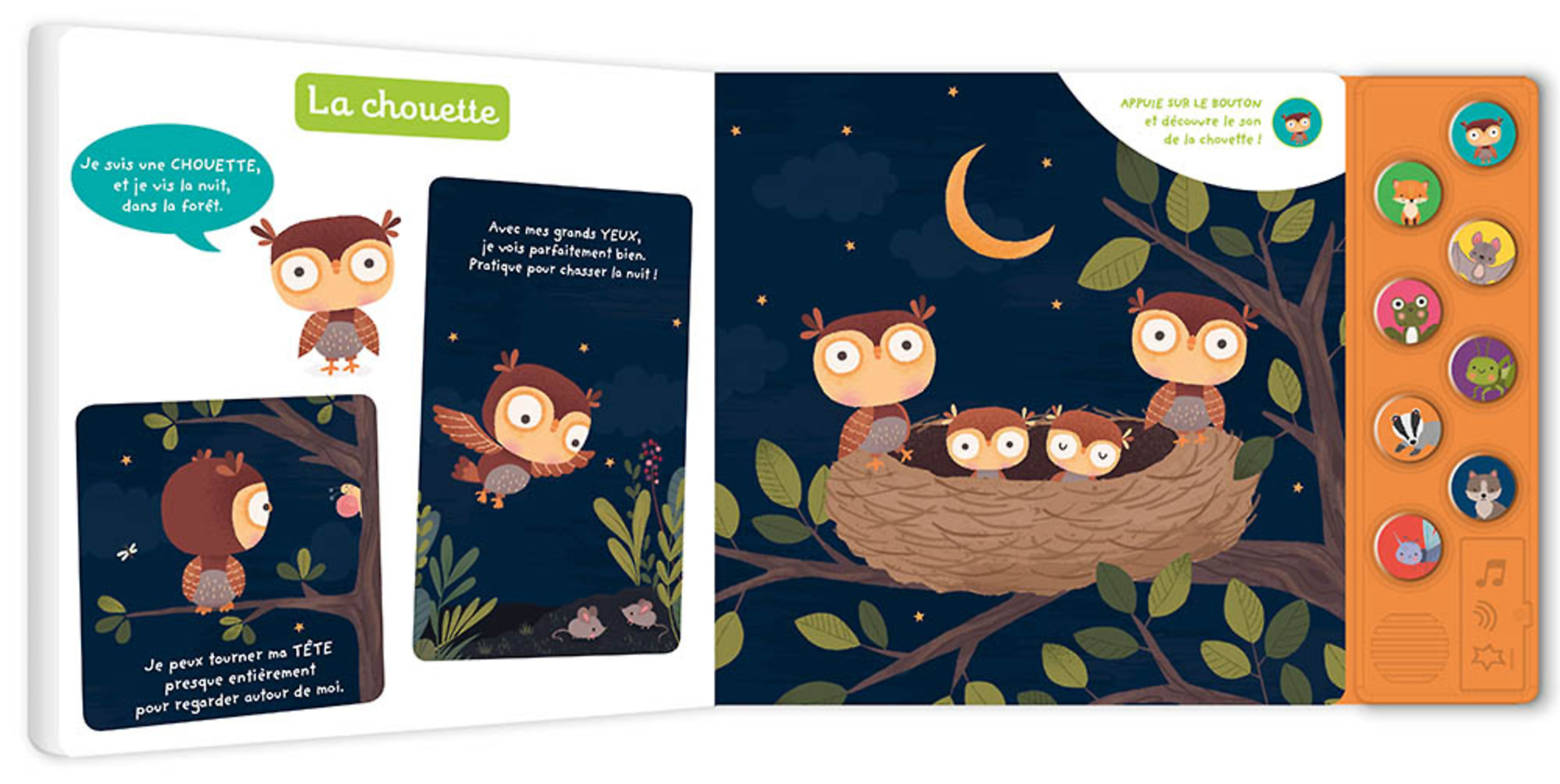Mes Premiers Livres À Écouter - Je Découvre Les Animaux De La Nuit