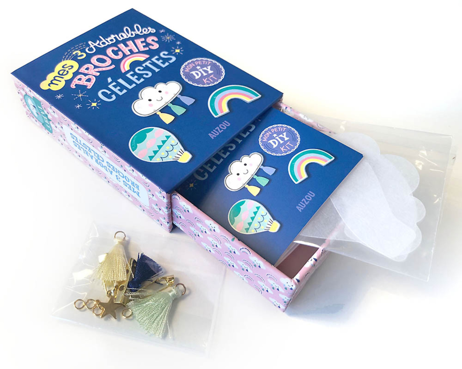 Mon Petit Kit Diy - Mes 3 Adorables Broches Célestes