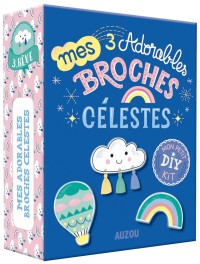 Mon petit kit diy - Mes 3 adorables broches célestes