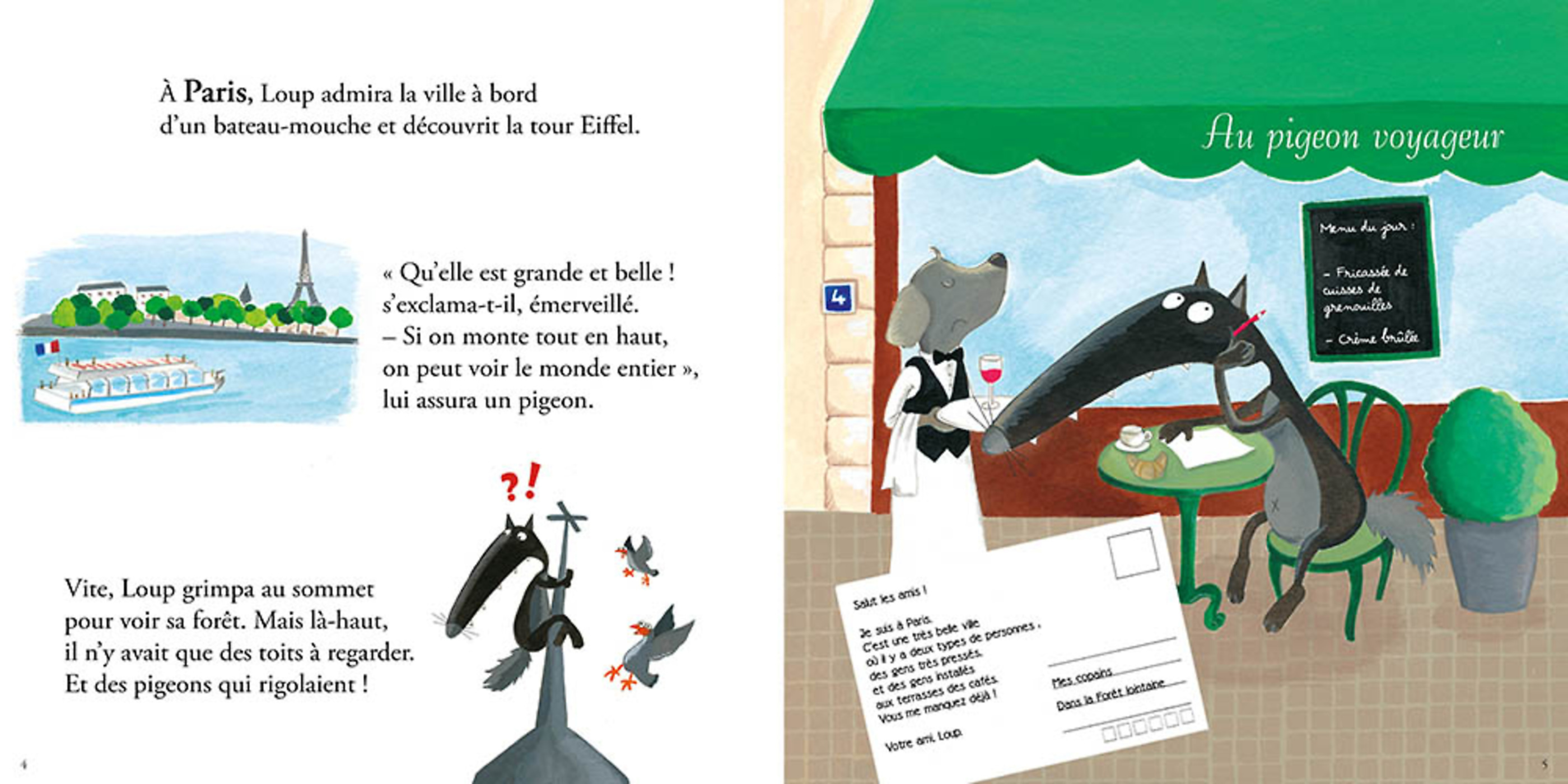 Les Histoires Lues - Le Loup Qui Voulait Faire Le Tour Du Monde