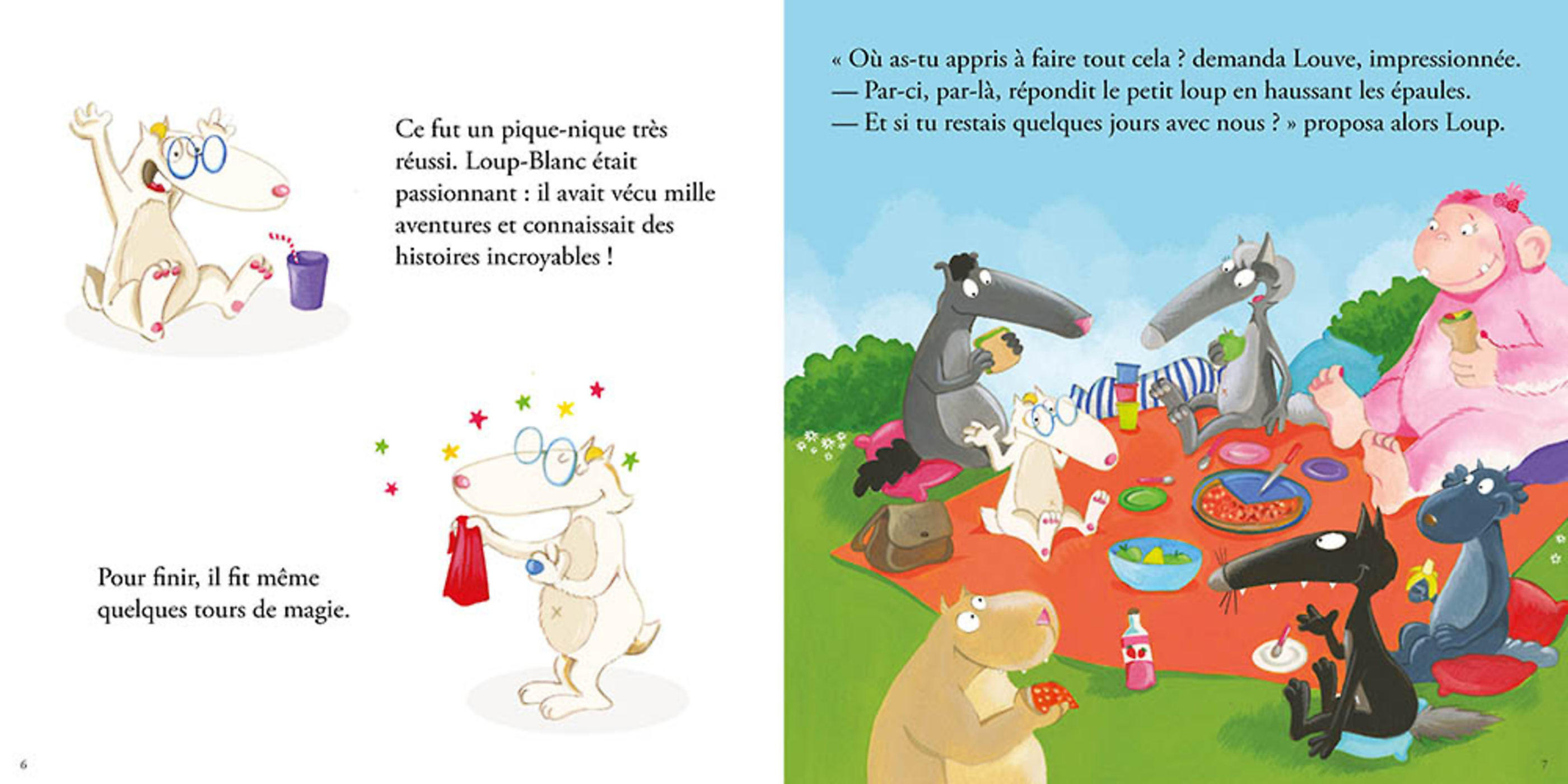 Le Loup Qui Avait Un Nouvel Ami