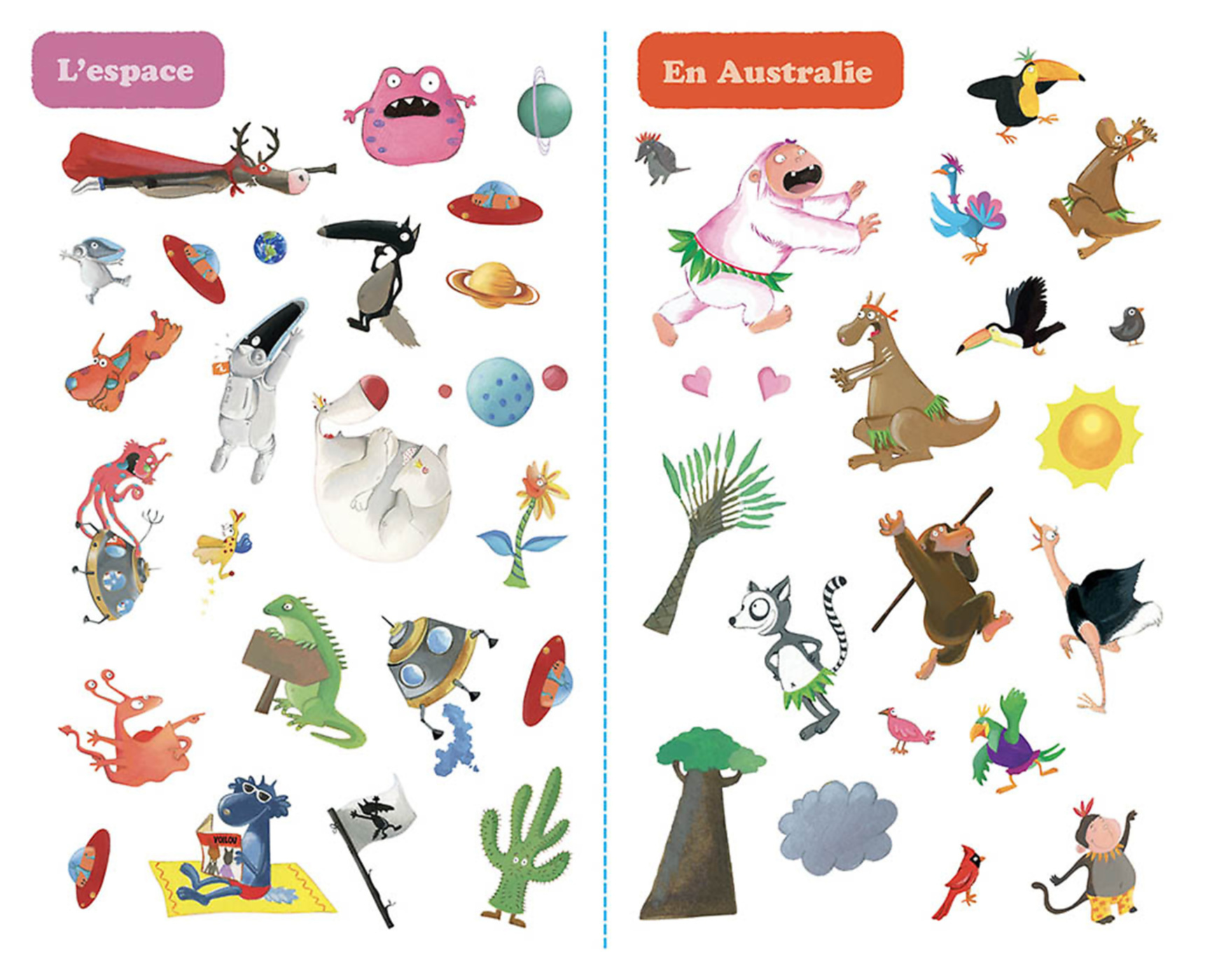 Ma Pochette D'artiste - Ma Pochette D'autocollants Loup - Aventure