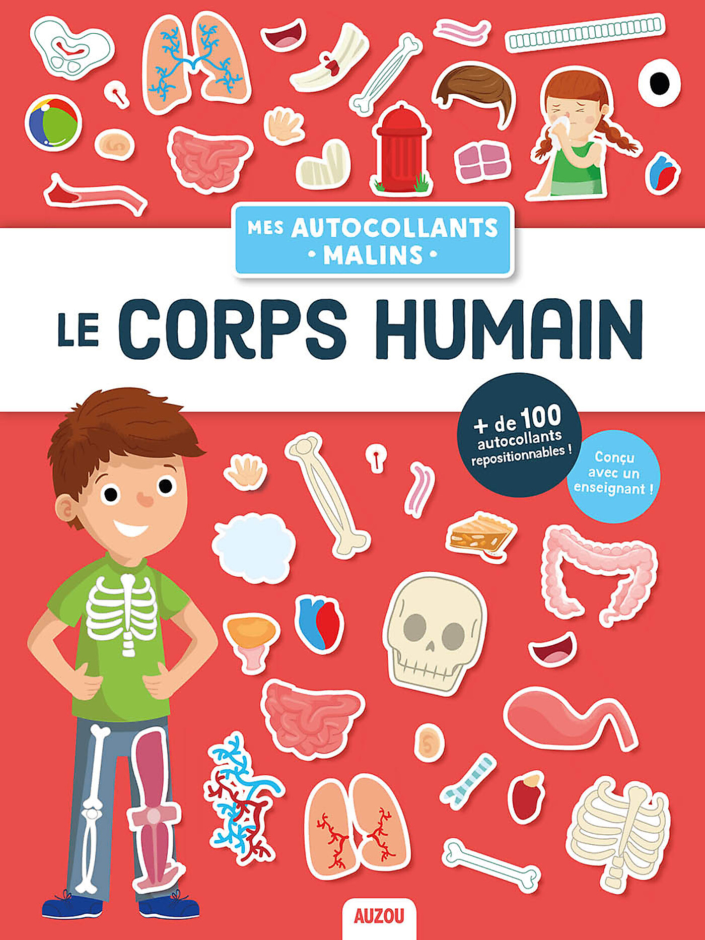 Mes Autocollants Malins Educatifs - Le Corps Humain