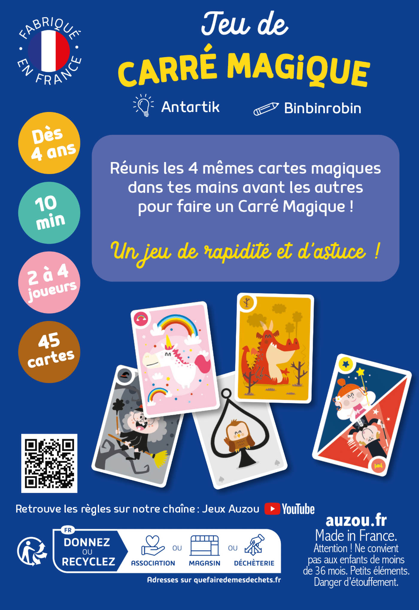 Jeu De Cartes - Jeu De Carré Magique