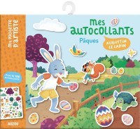 Ma pochette d'artiste - Mes autocollants pâques - Augustin le lapin