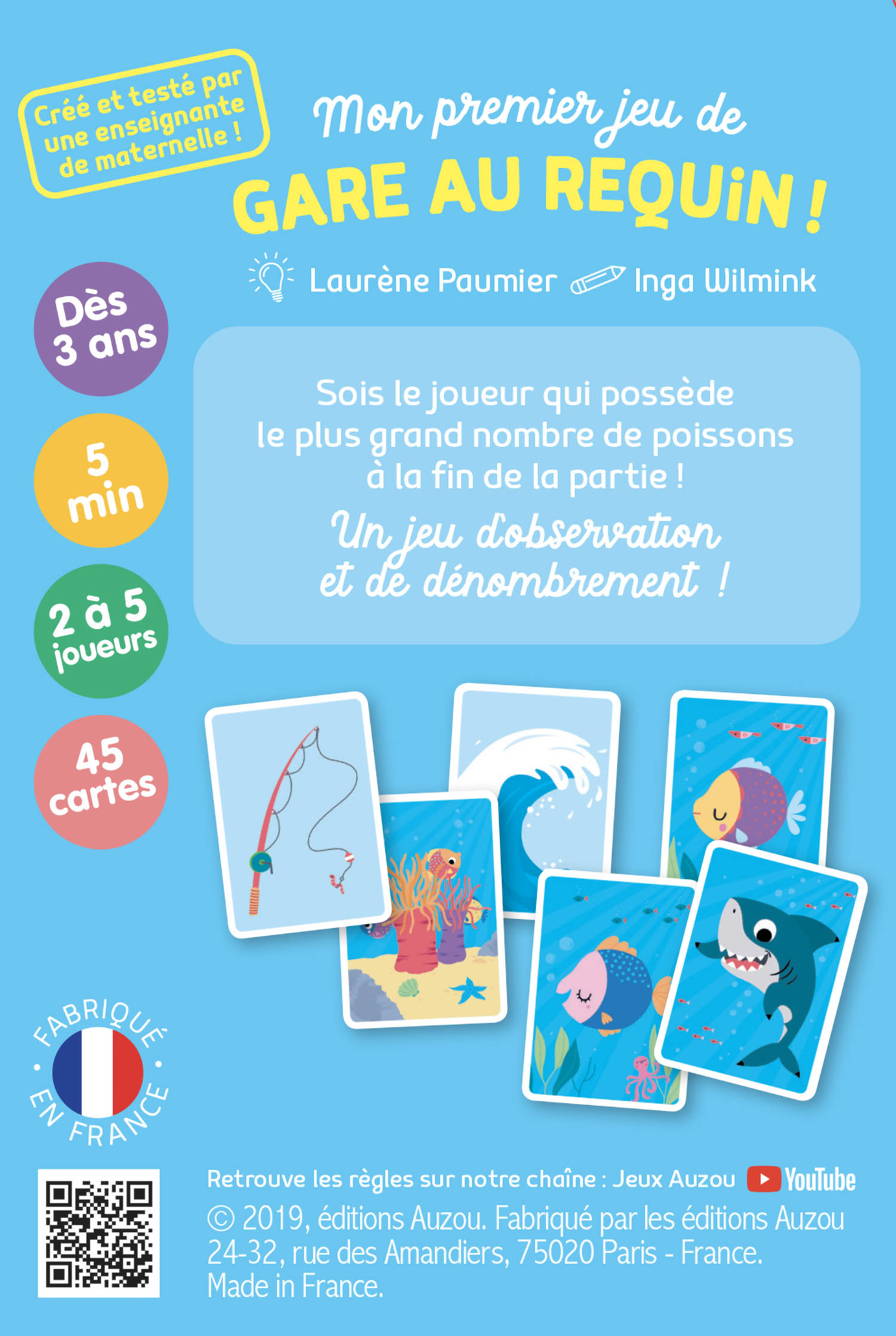 Jeu De Cartes - Mon Premier Jeu De Gare Au Requin !