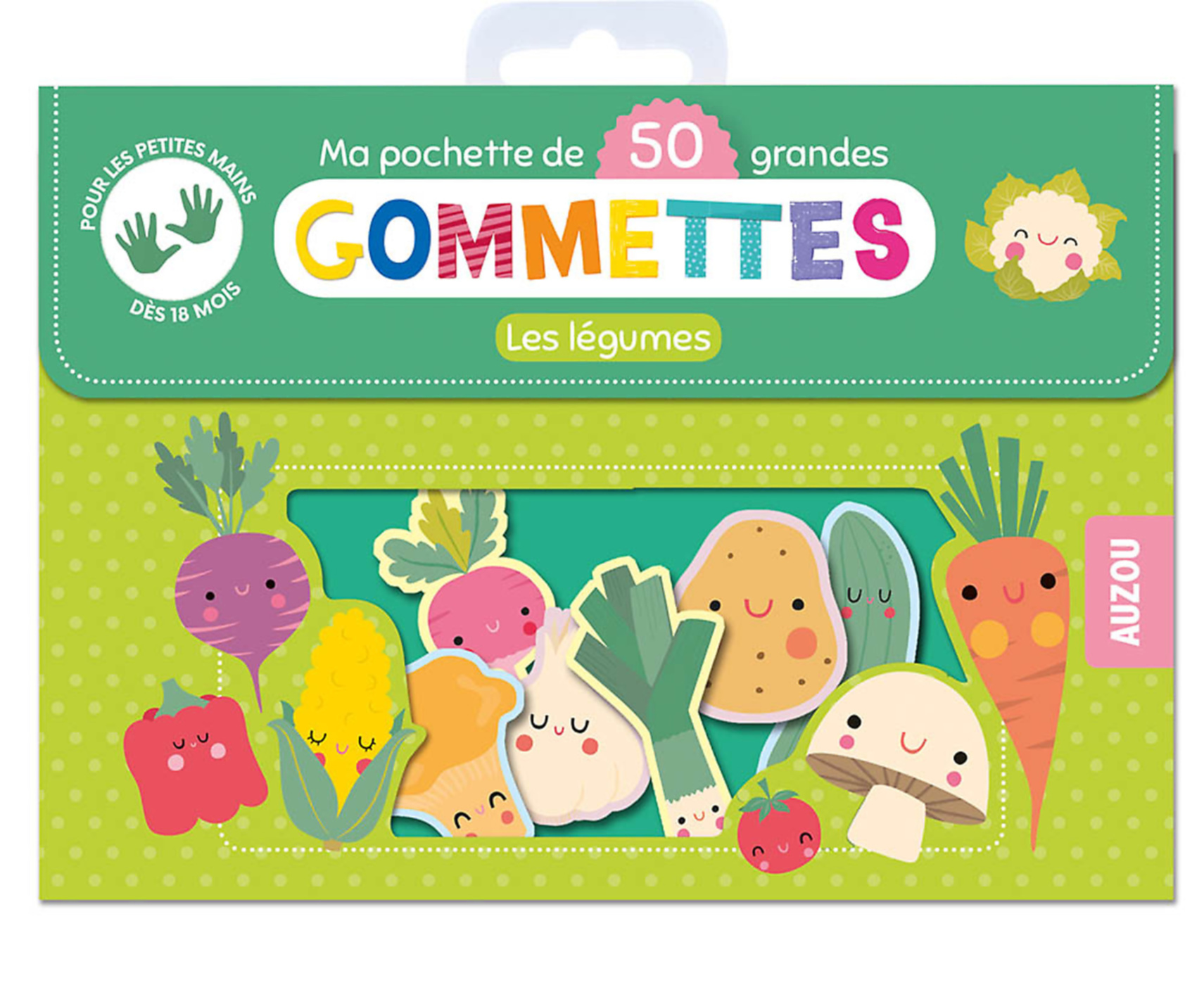 Ma Pochette De 50 Grandes Gommettes - Les Legumes