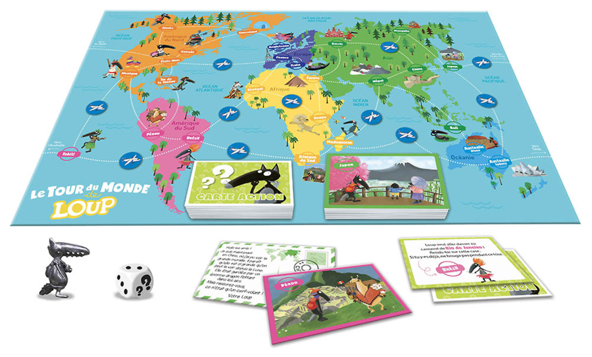 Grand Jeu - Le Tour Du Monde De Loup - Le Jeu
