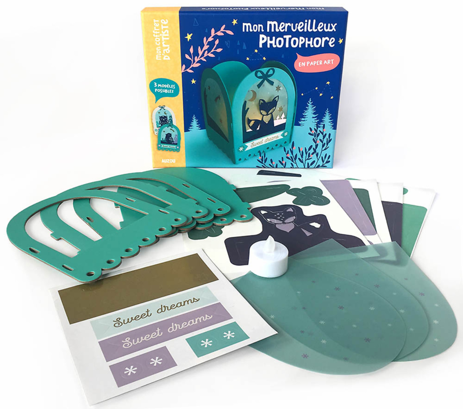 Mon Coffret D'artiste - Mon Merveilleux Photophore En Paper Art