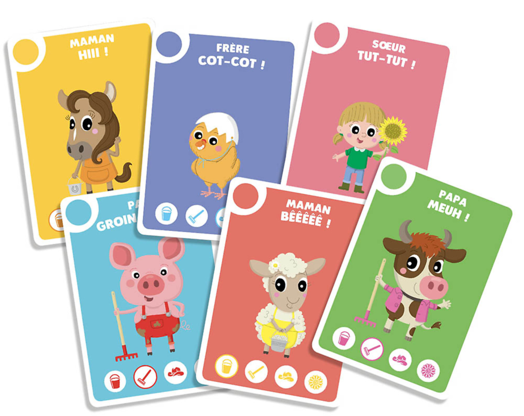 Jeu De Cartes - Mon Premier Jeu De 6 Familles