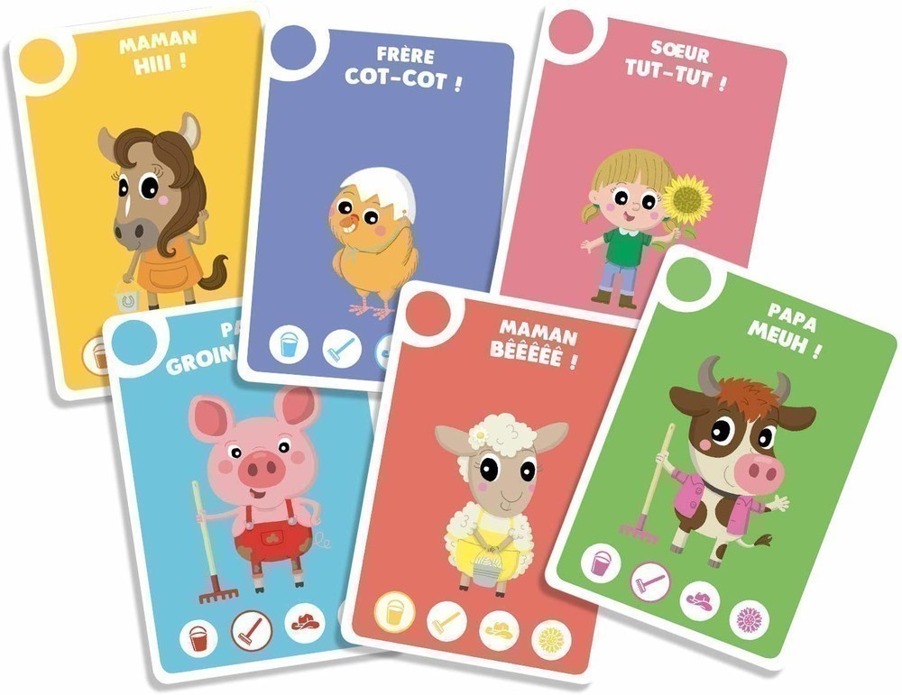 Jeu De Cartes - Mon Premier Jeu De 6 Familles