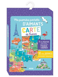 Ma pochette d'aimants - Carte de france