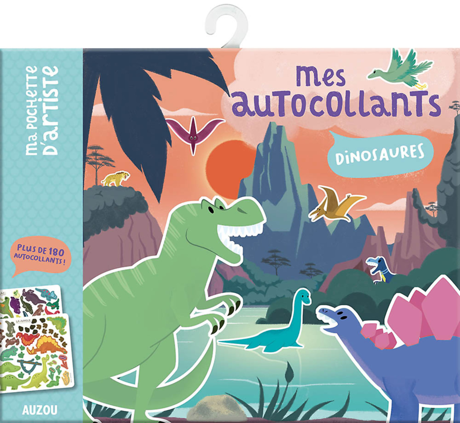 Ma Pochette D'artiste - Mes Autocollants Dinosaures