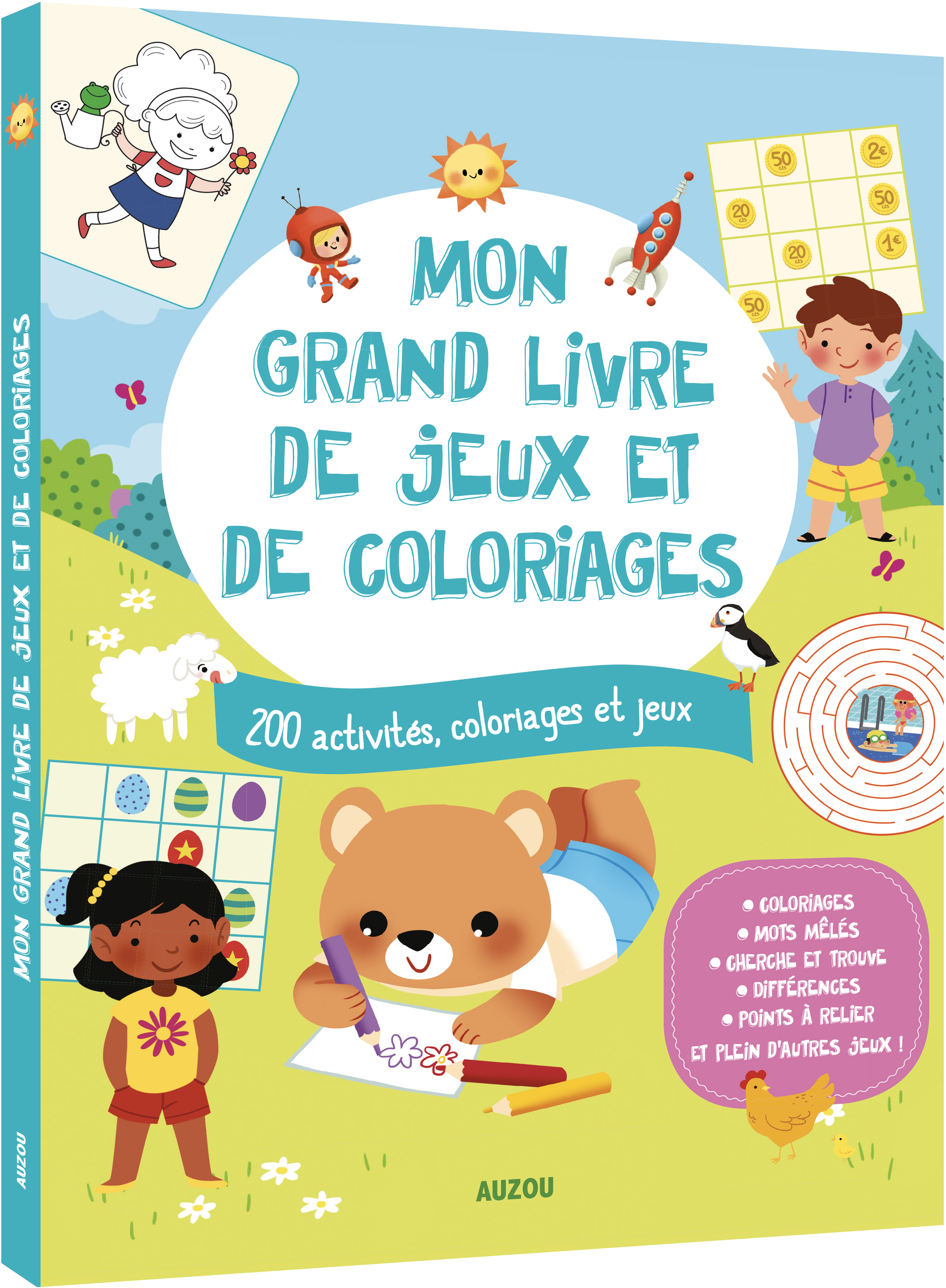 Mon Grand Livre De Jeux Et De Coloriages