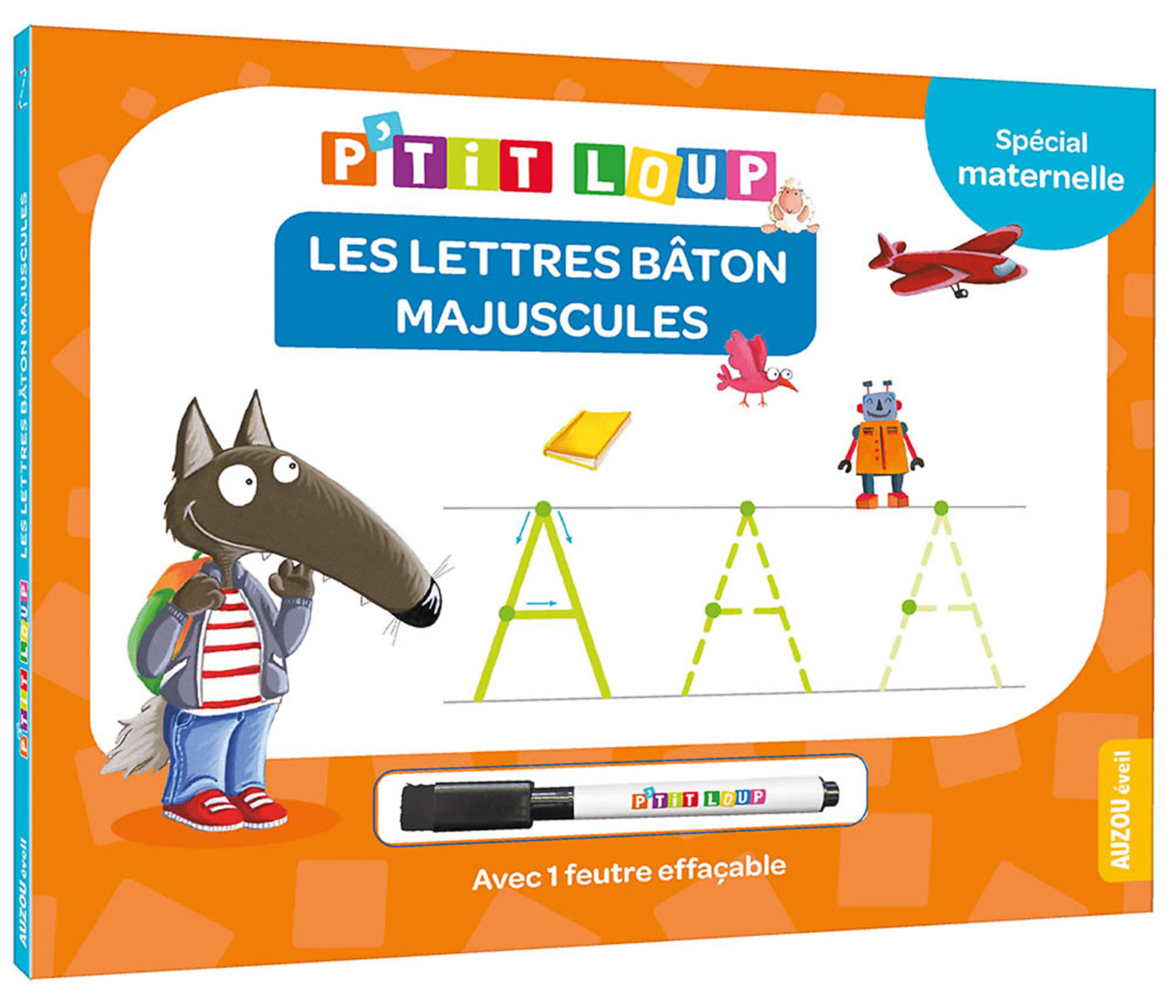 P'tit Loup - Les Lettres Baton Majuscules
