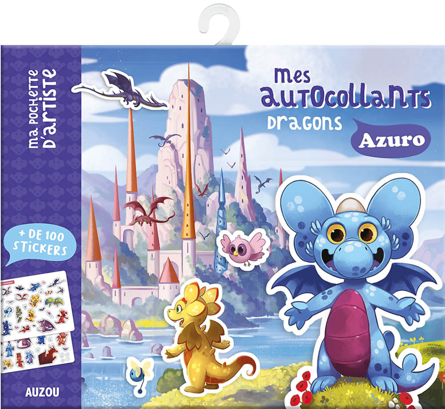 Ma Pochette D'artiste - Mes Autocollants Dragons Azuro