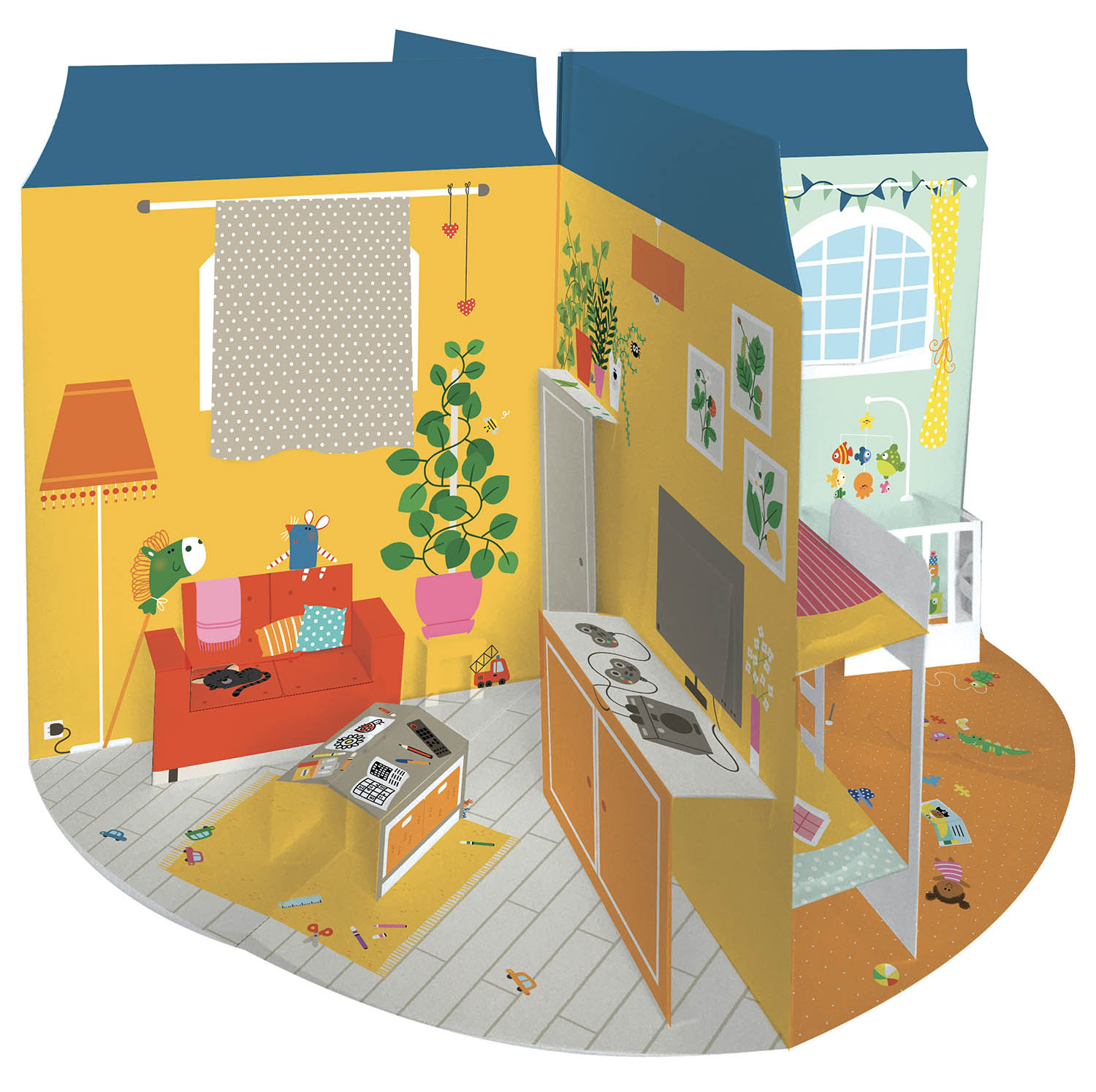 Ma Maison Carrousel En Pop-Up