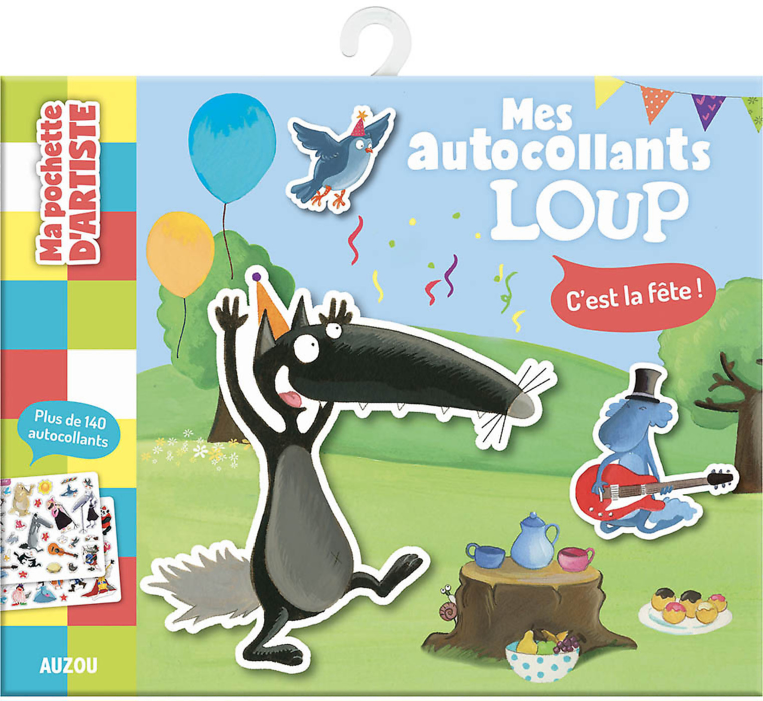Ma Pochette D'artiste - Ma Pochette D'autocollants Loup - C'est La Fête Ma Pochette D'artiste - Ma Pochette D'autocollants Loup - C'est La Fête
