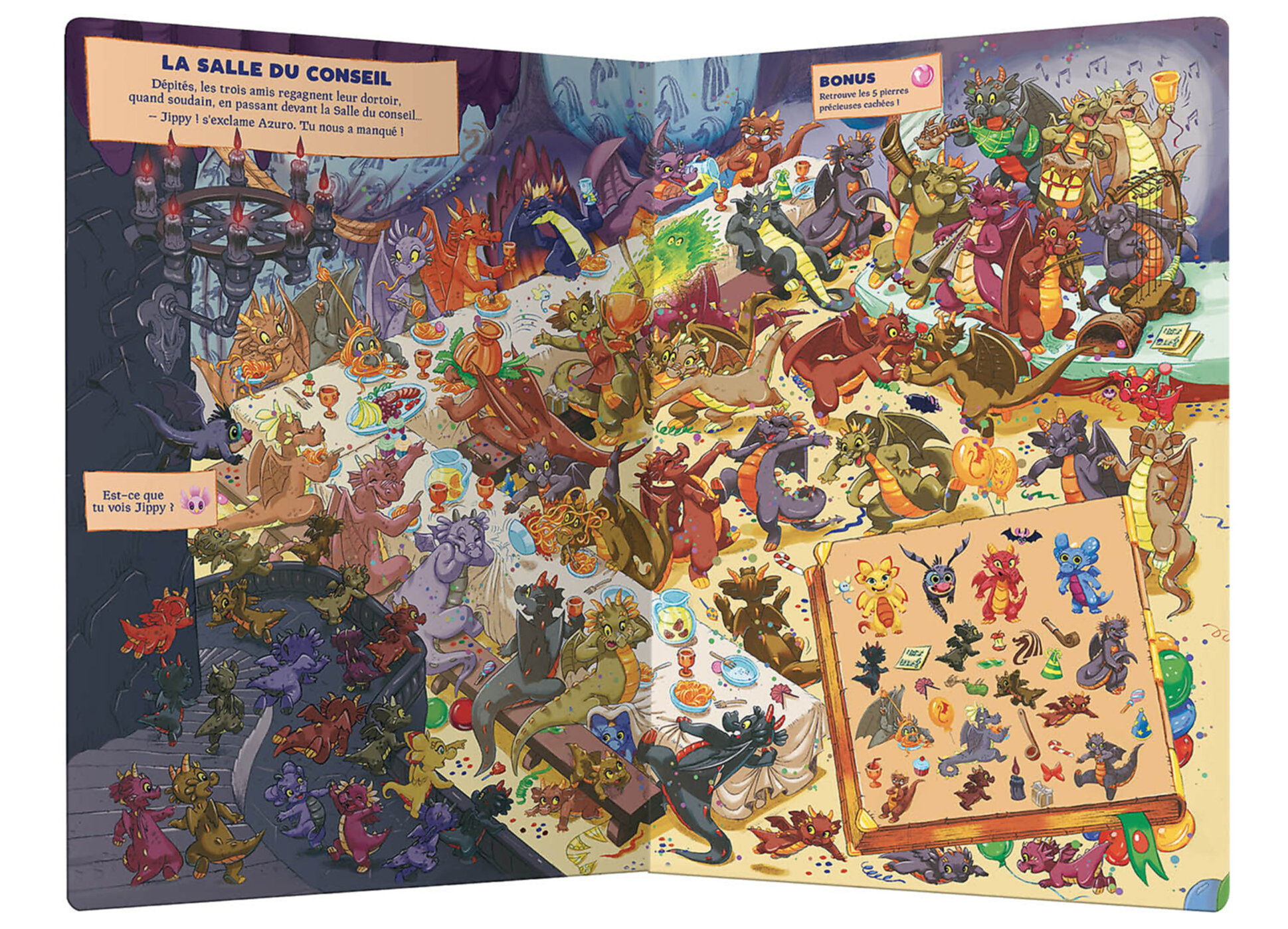 Cherche Et Trouve Géant - Azuro - Azuro Et Les Dragons