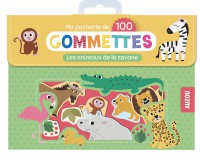 Ma pochette de 100 gommettes - Les animaux de la savane