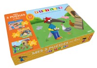 Mes 3 puzzles en bois p'tit loup