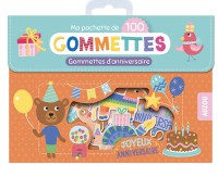 Ma pochette de 100 gommettes d'anniversaire