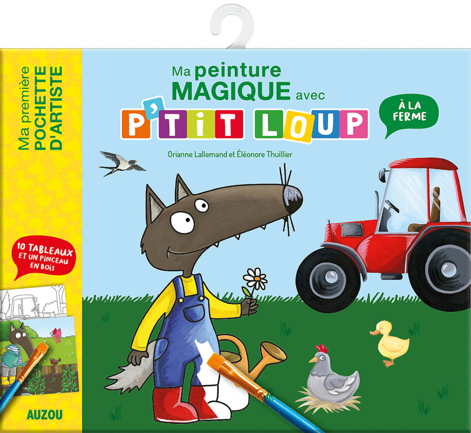 Ma Pochette D'artiste - Ma Peinture Magique Avec P'tit Loup - A La Ferme