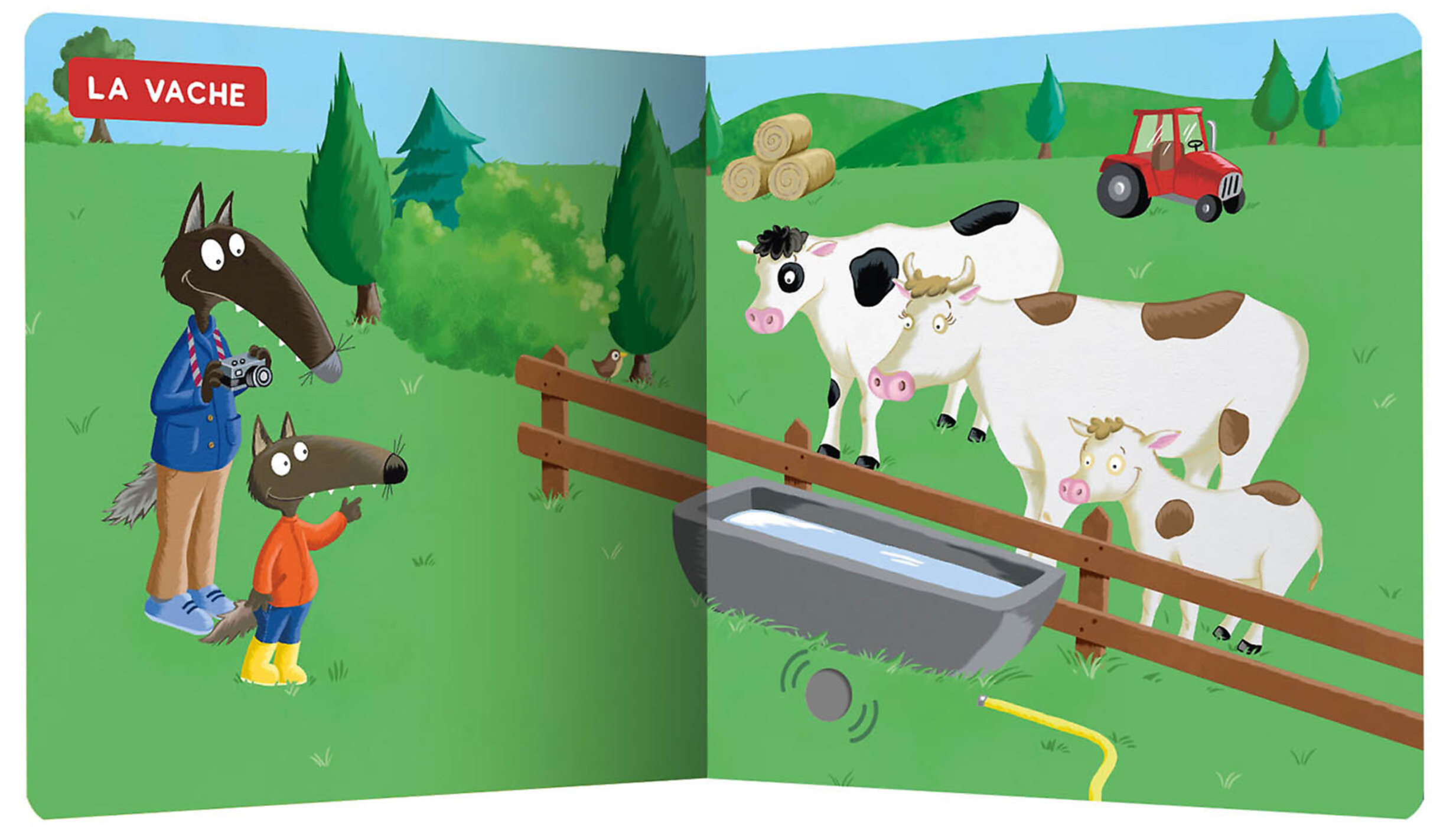 Mes Premiers Sonores - Les Animaux De La Ferme Avec P'tit Loup