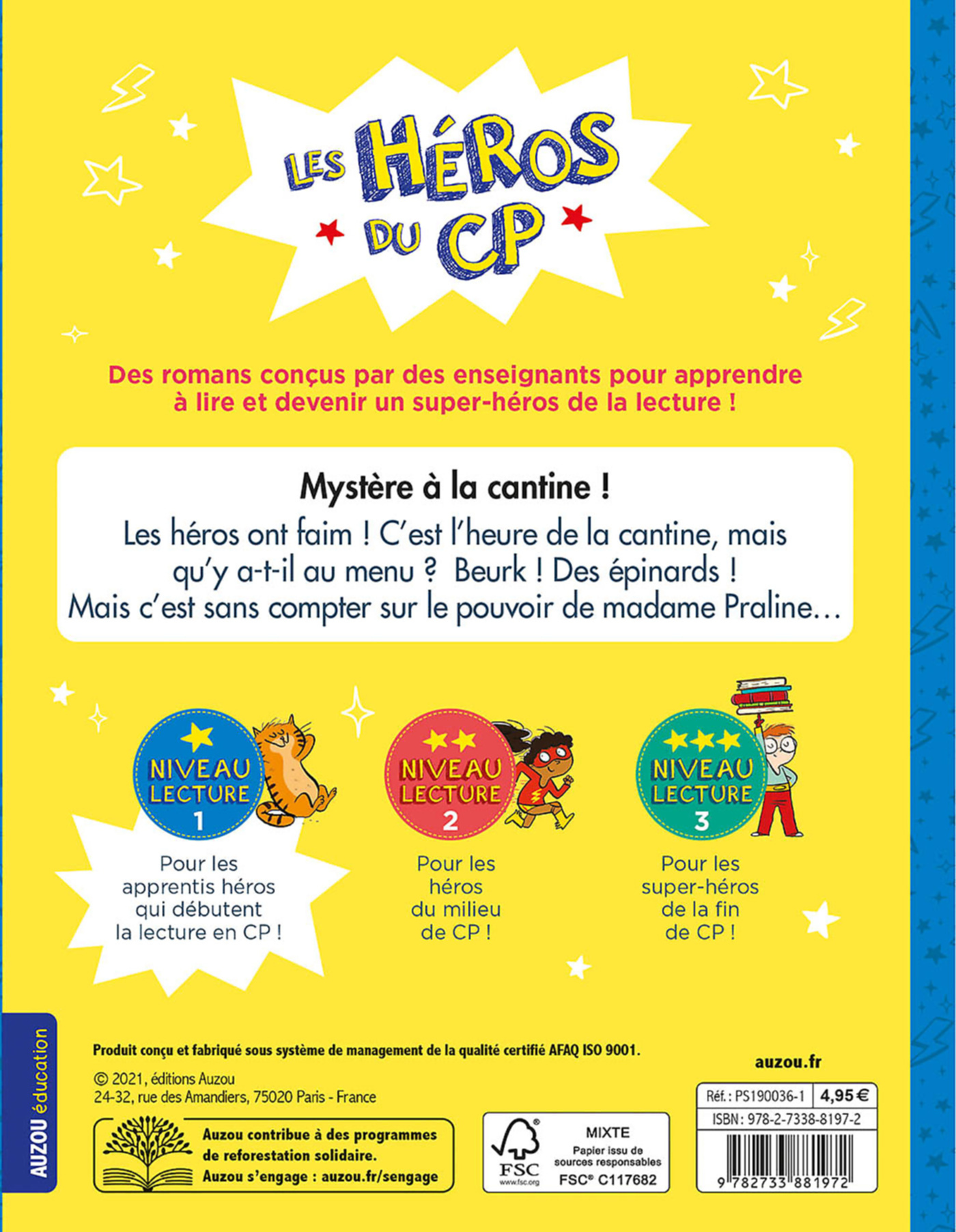 Les Héros Du Cp - Niveau 1 - Mystère À La Cantine !