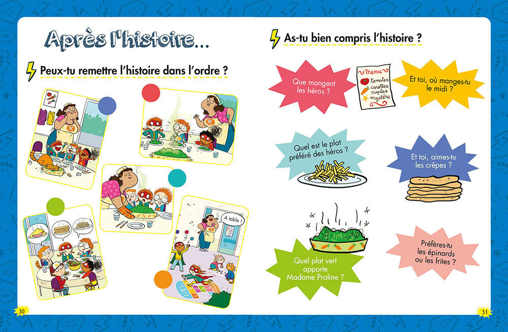 Les Héros Du Cp - Niveau 1 - Mystère À La Cantine !