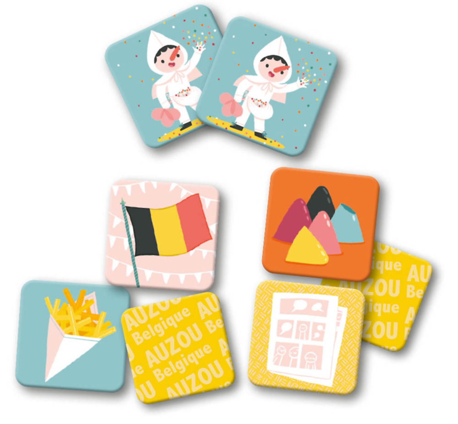 P'tit Jeu - Mon P'tit Jeu De Memory - Spécial Belgique