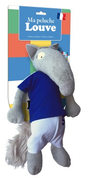 La peluche louve foot La peluche louve foot