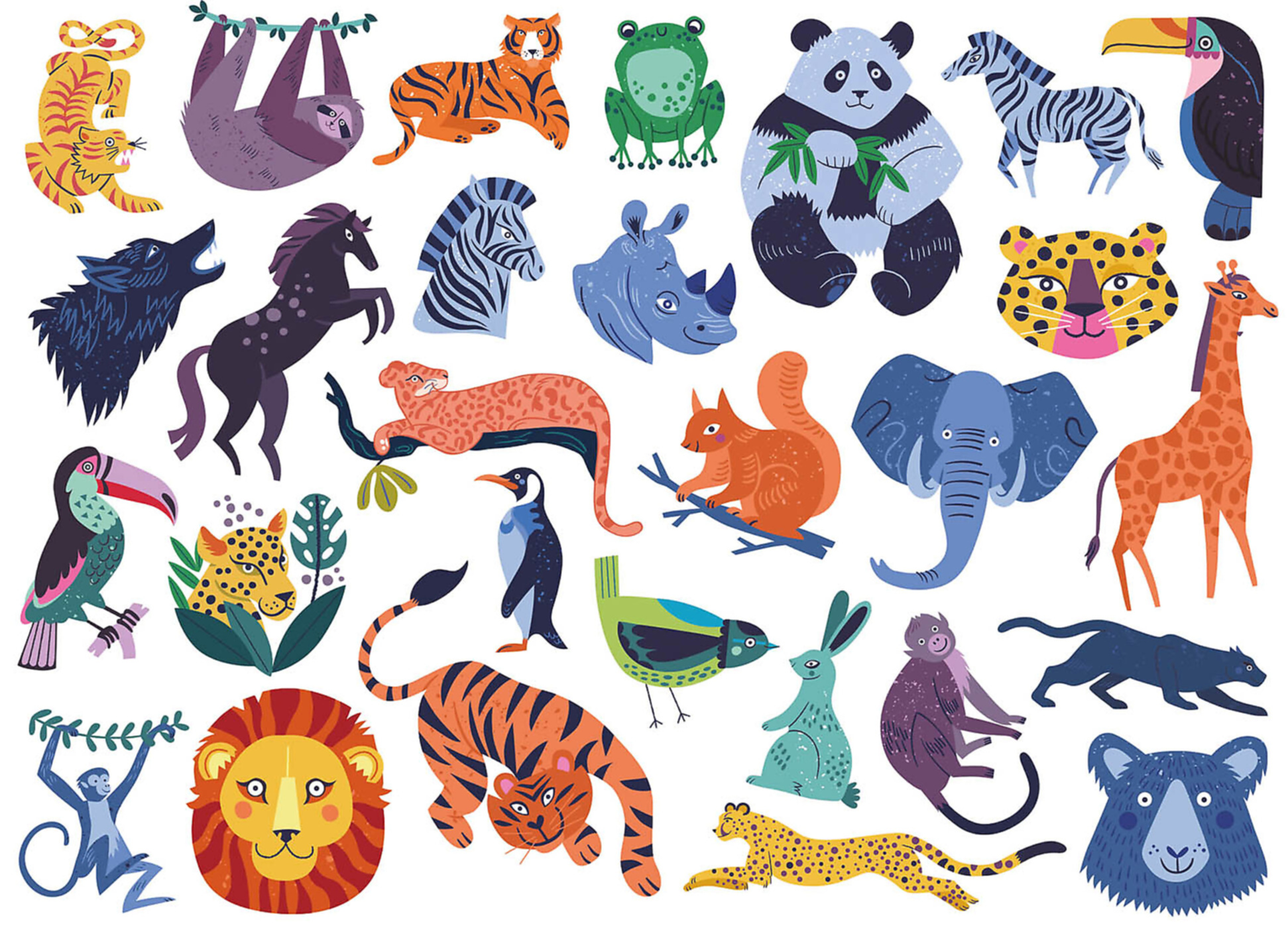 Mes P'tits Tattoos - Animaux