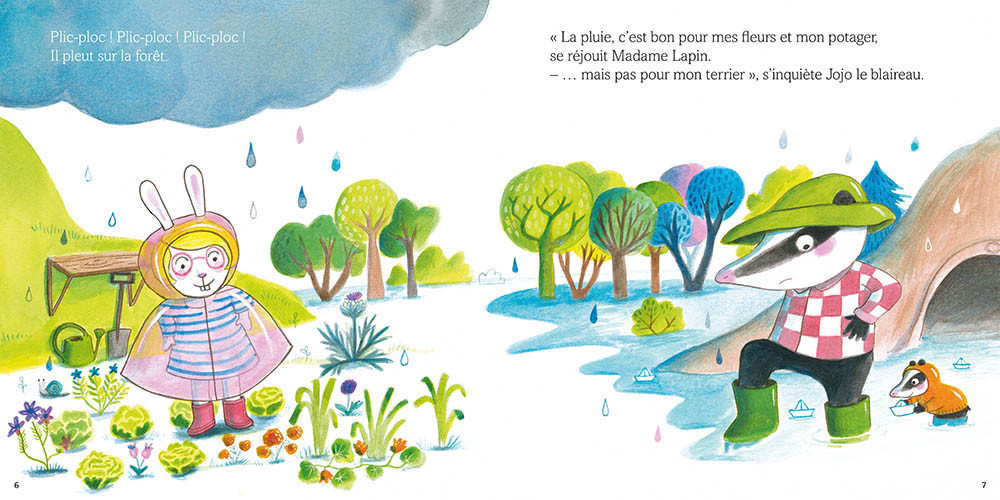 Petite Taupe, Tombe La Pluie