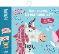 Ma pochette d'artiste - Mes tableaux en diamond art - Renard et licorne