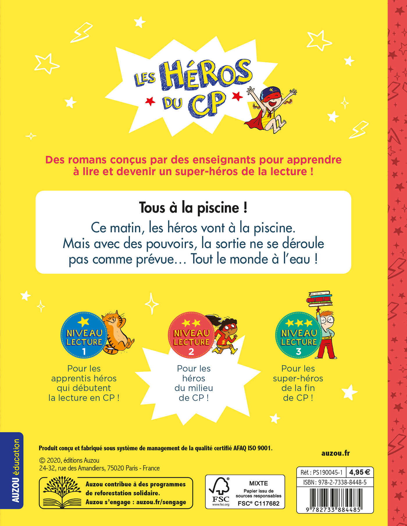 Les Héros Du Cp - Premières Lectures - Niveau 2 - Tous À La Piscine !