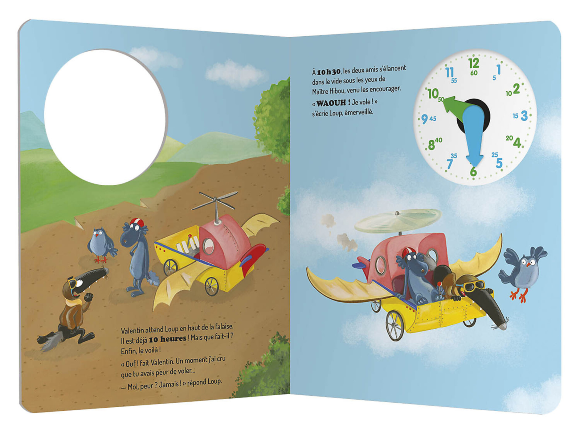 J'apprends À Lire L'heure Avec Loup