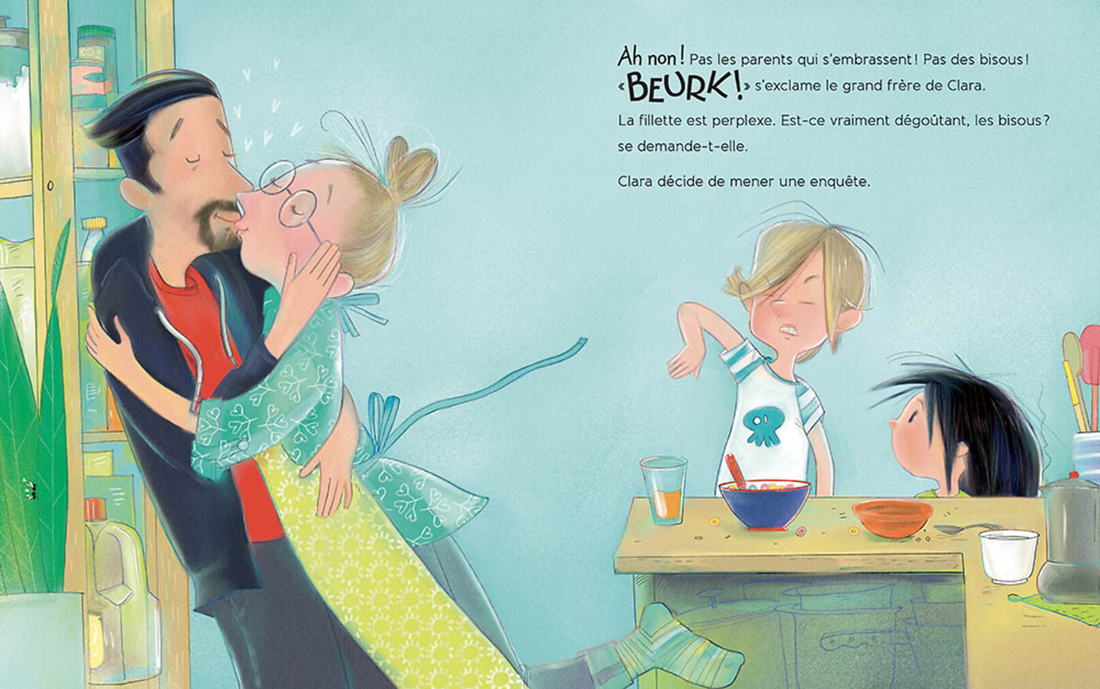Des Bisous ? Beurk !!!