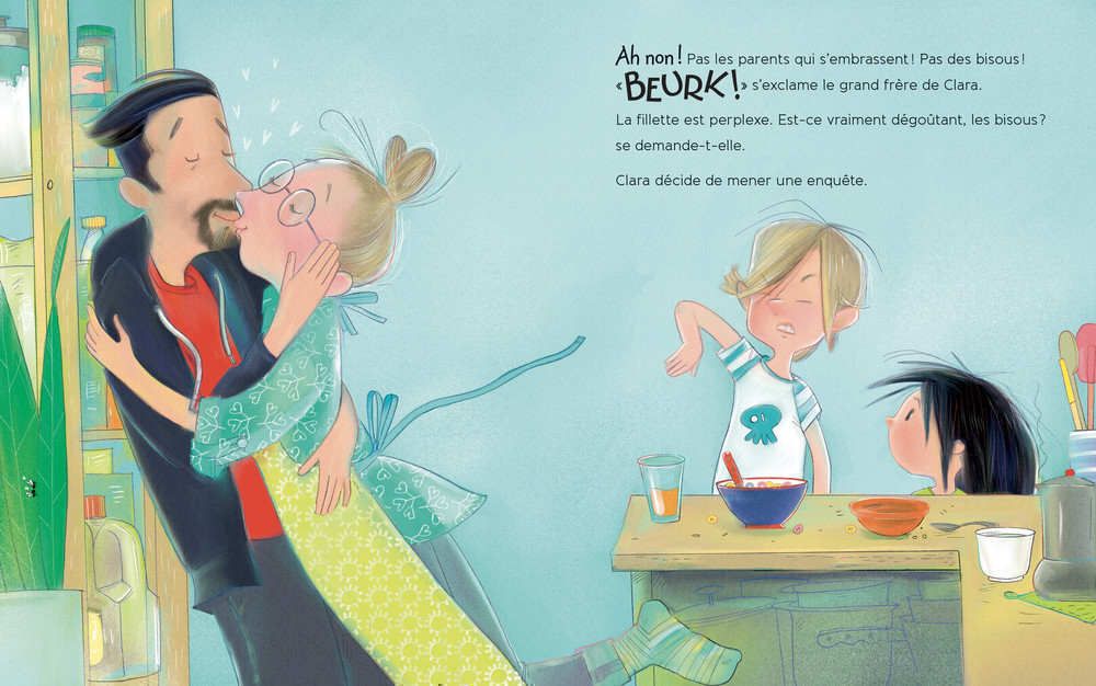 Des Bisous ? Beurk !!!