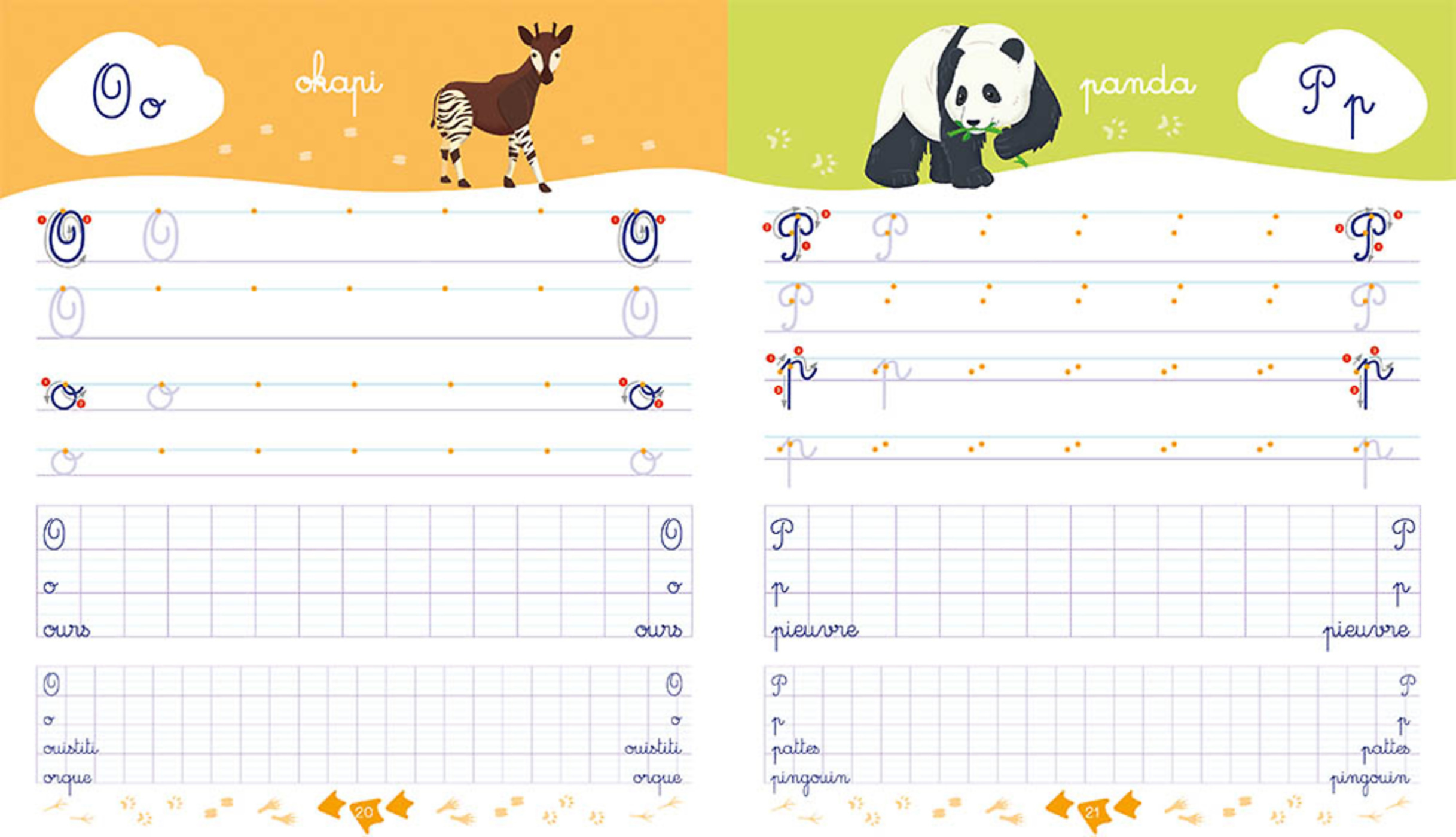 Mon Cahier D'écriture - Animaux Du Monde