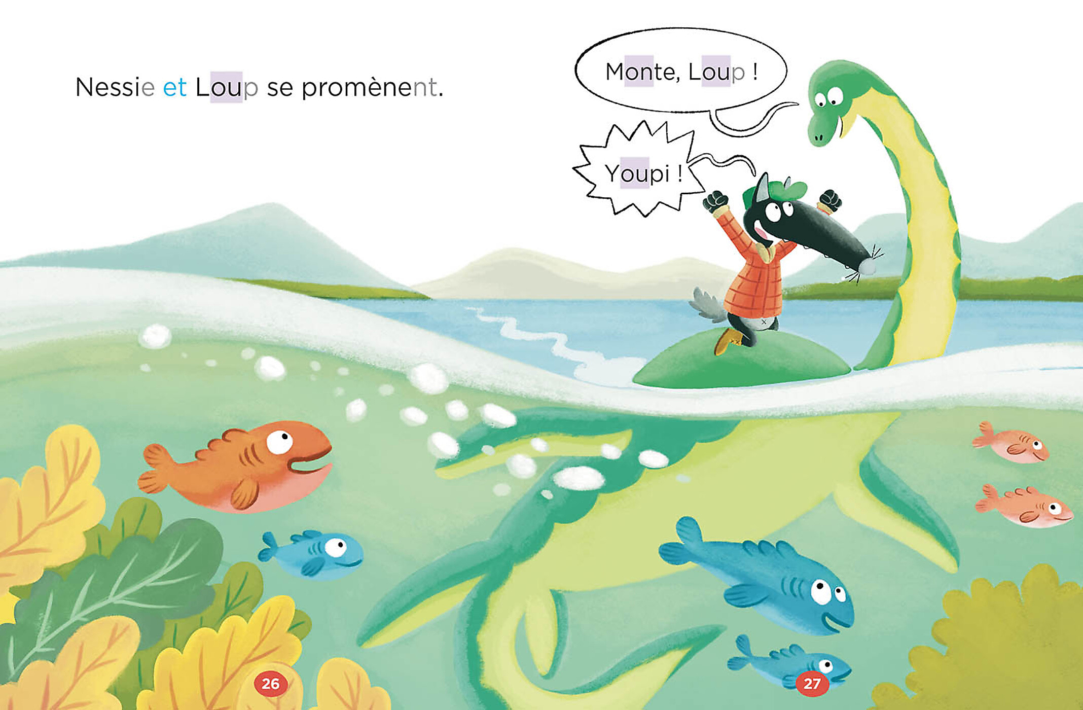 Mes Lectures Du Cp Avec Loup - Mystères En Écosse