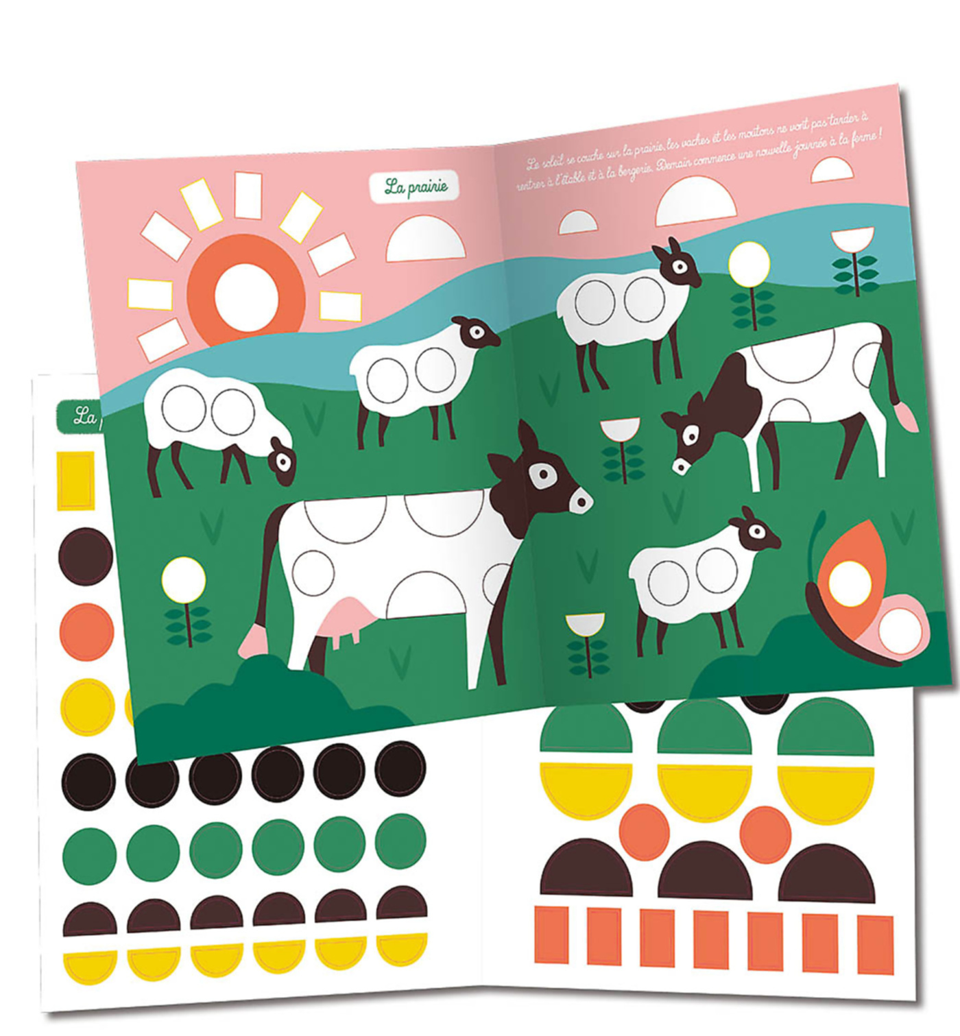 Mes Tout Premiers Autocollants - Mes Premières Gommettes Formes - La Ferme