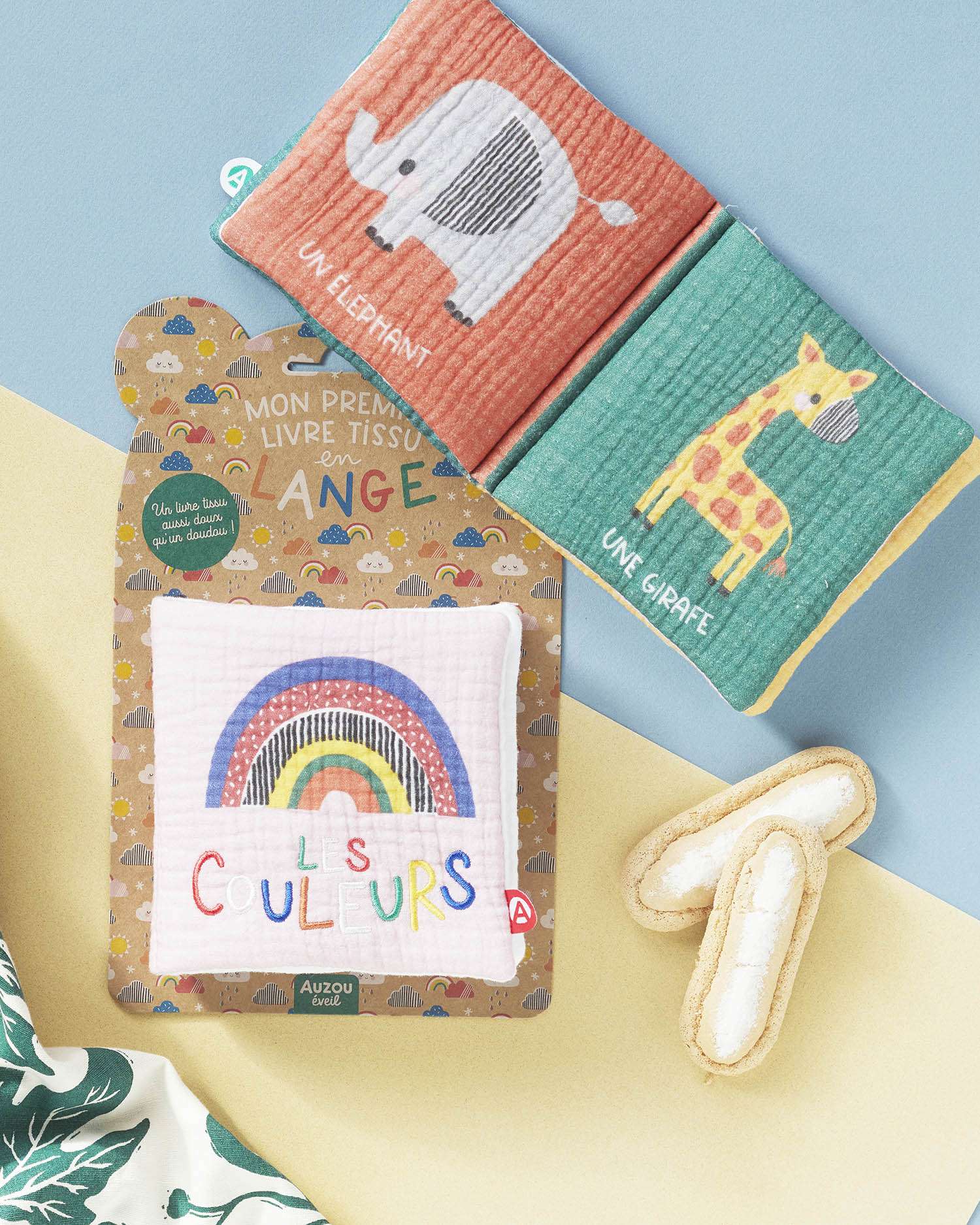 Mon Premier Livre Tissu En Lange - Les Couleurs
