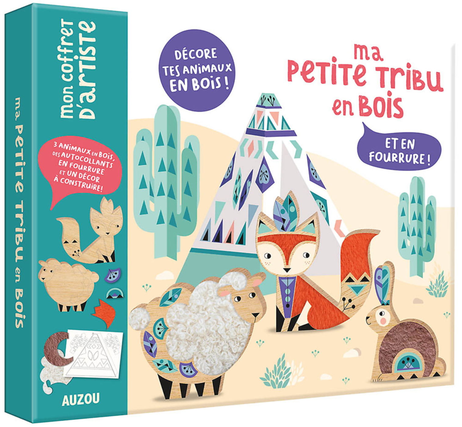 Mon Coffret D'artiste - Ma Petite Tribu En Bois