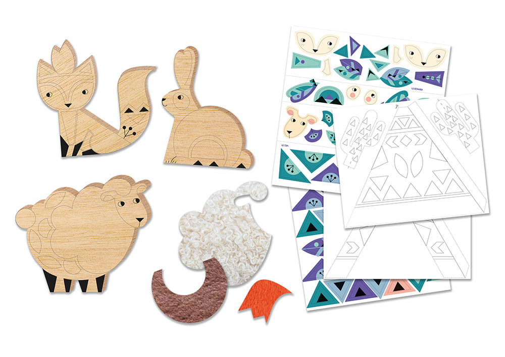 Mon Coffret D'artiste - Ma Petite Tribu En Bois