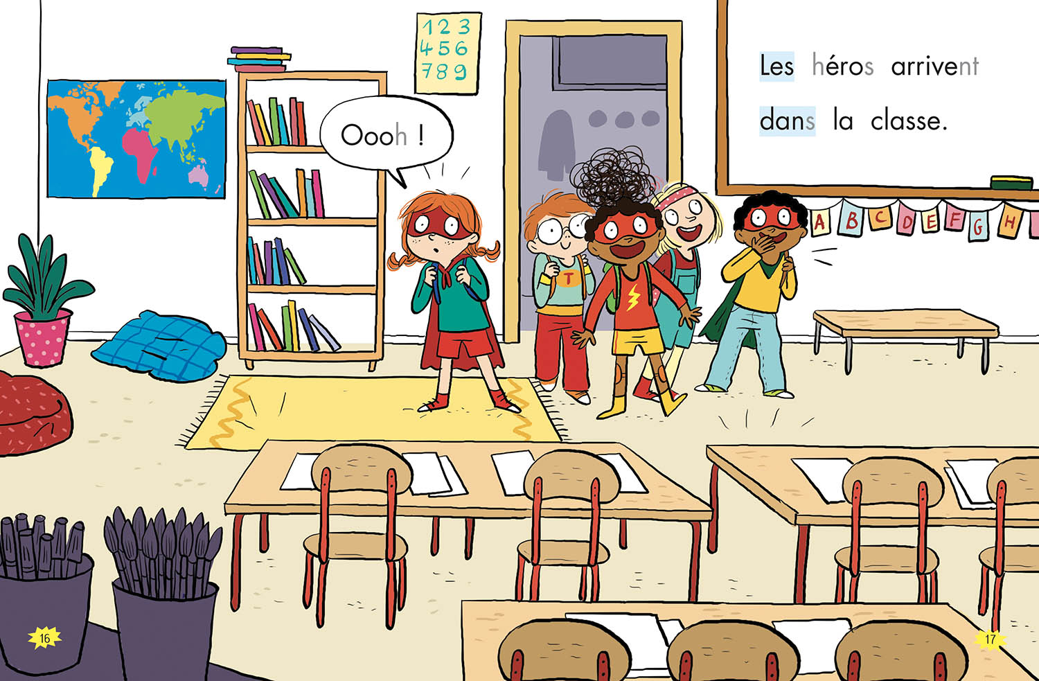 Les Héros Du Cp - Niveau 1 - Une Rentrée Animée