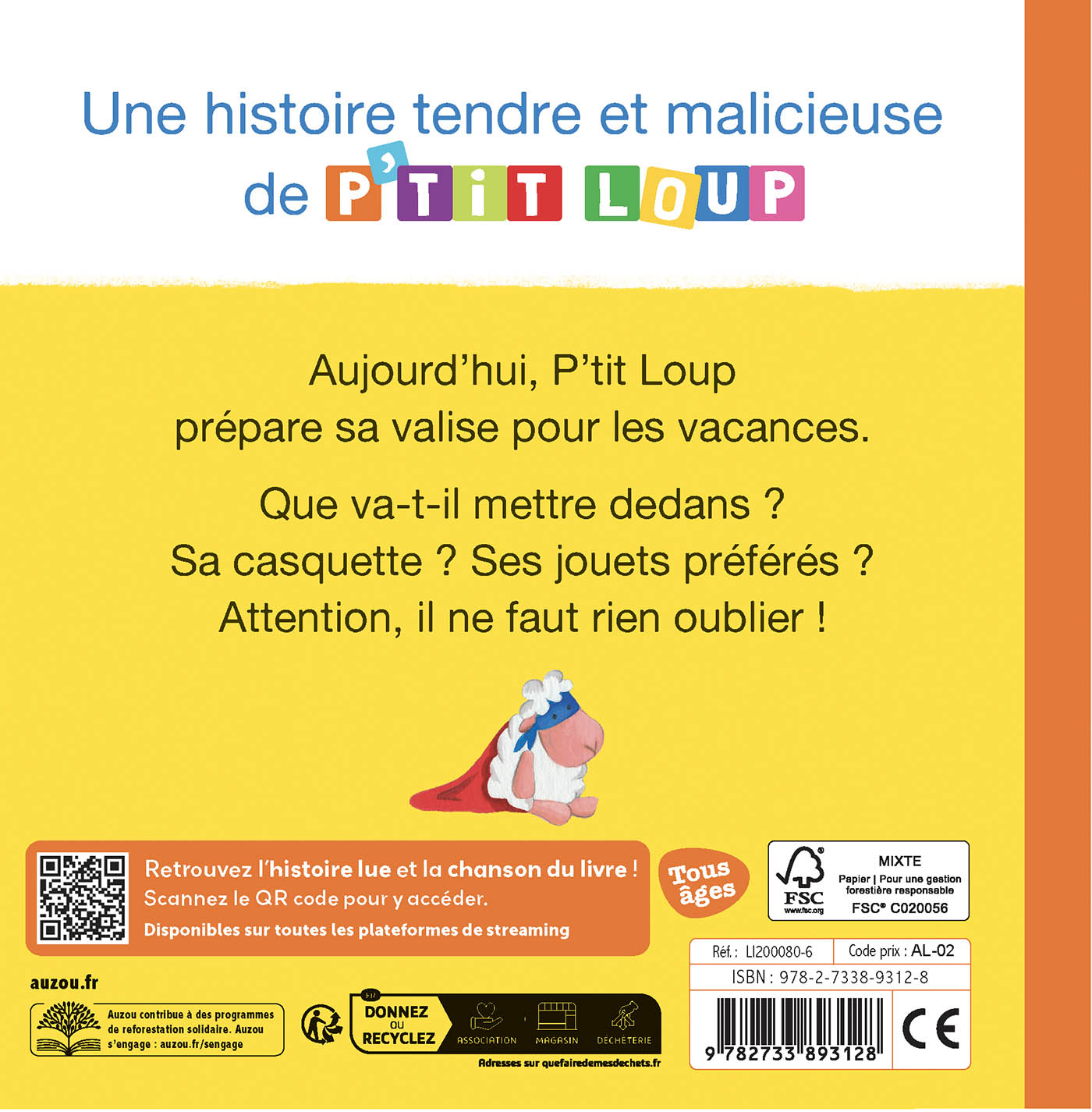 P'tit Loup Part En Vacances