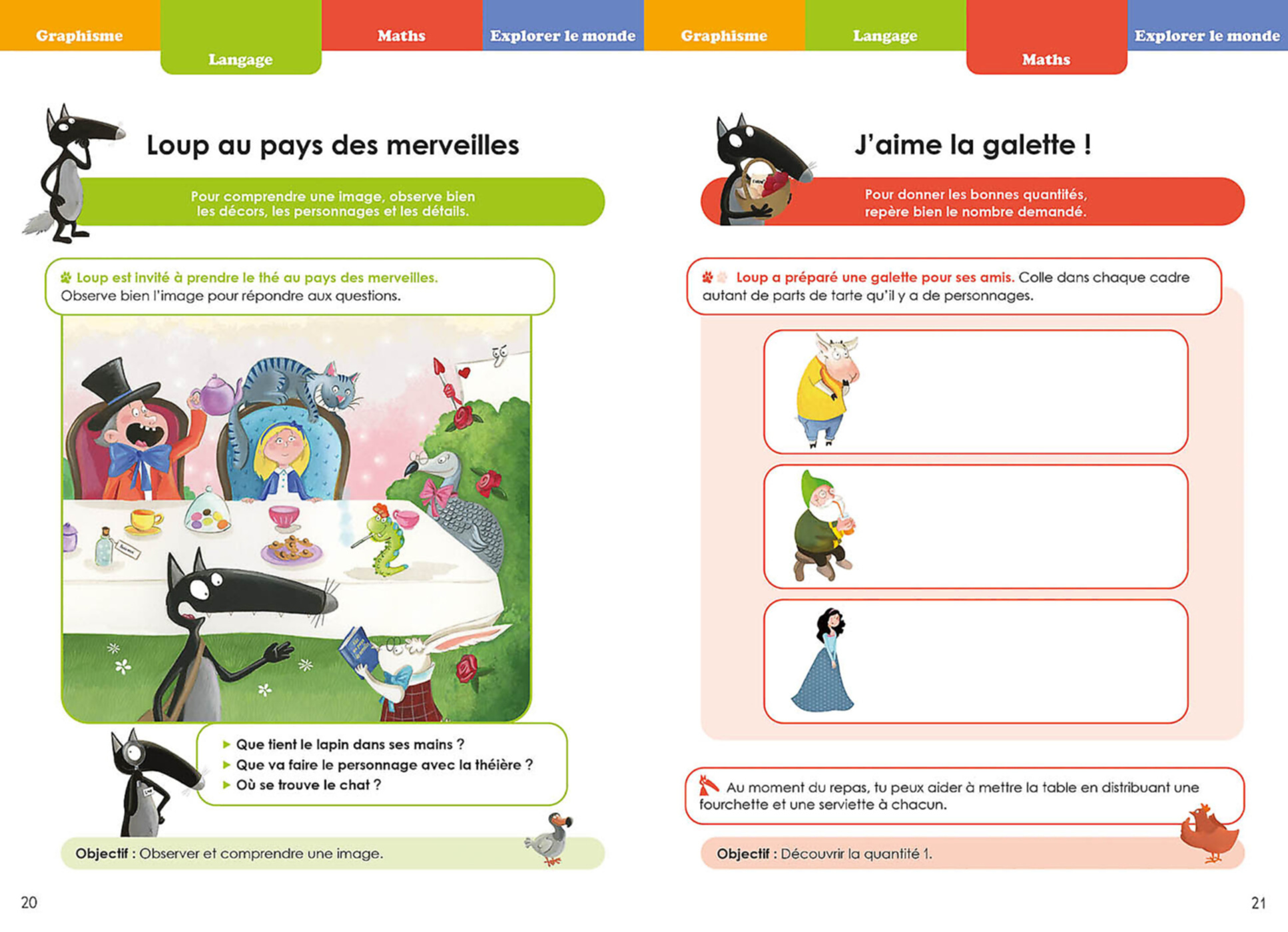 Mon Cahier Loup En Vacances - De La Tps À La Ps - 2026